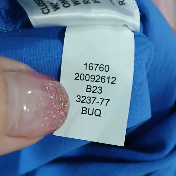 DULUTH TRADING Heirloom Gardening Bib Overalls Small 29 Blue NWT Ripstop - Picture 11 of 15